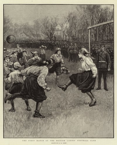 El primer partido del Club de Fútbol de Damas Británicas de Henry Marriott Paget